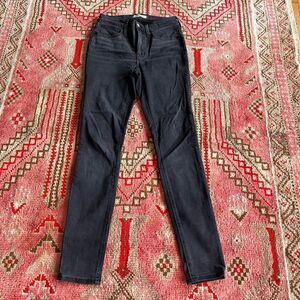 Madewell, black road tripper skinny jeans